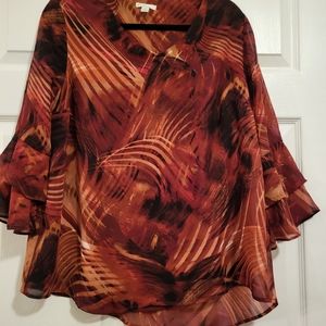 Womens Est. 1946 top, Medium, Fall Colors